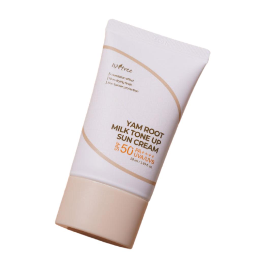 

Isntree Yam Milk Tone-Up Sun Cream 50ml Brightening Tone-Up SPF 50+ PA++++ Sunscreen