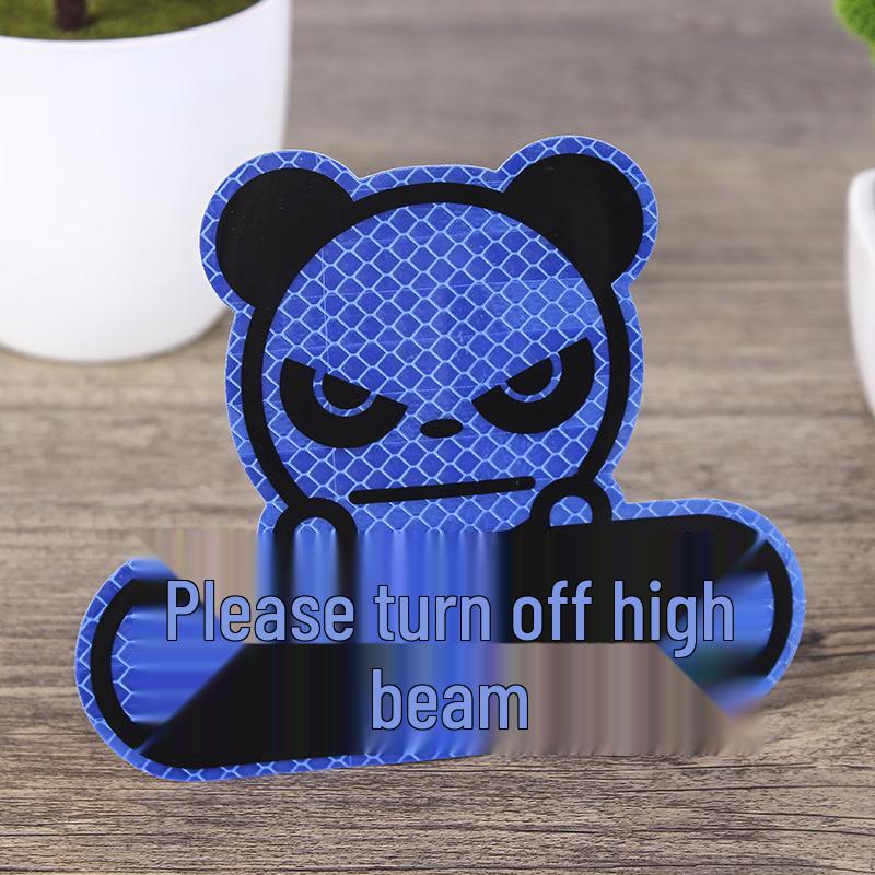 Светоотражающий предупреждающий стикер DAXTE для фар дальнего света автомобиля