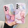 Case For Samsung Galaxy A53 5G A 53 Back Cover Protective Silicone Funda Fashion Marble Stone Texture Coque For Samsung A53 Capa