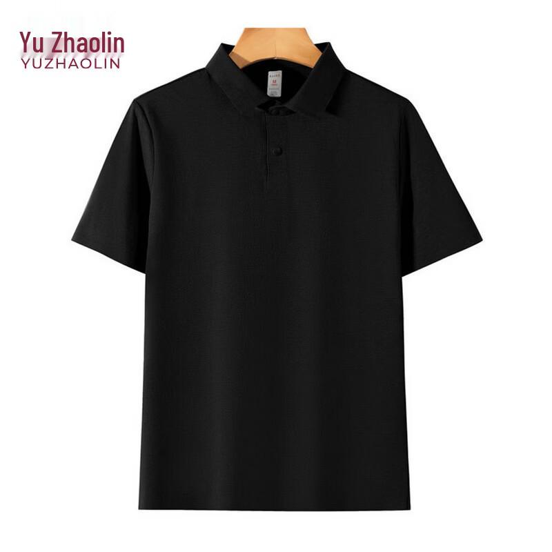 YUZHAOLIN Men s Short-Sleeve Business Polo Shirt L