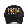 Pizza-Liebhaber Lustige Baseballkappe Mode Unisex Sonnenhut Damen Outdoor-Sport Snapback-Kappe
