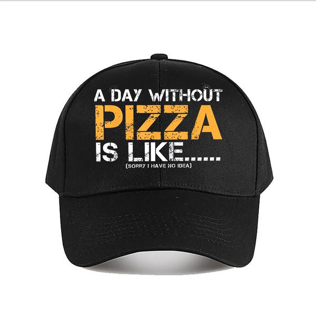 Pizza-Liebhaber Lustige Baseballkappe Mode Unisex Sonnenhut Damen Outdoor-Sport Snapback-Kappe