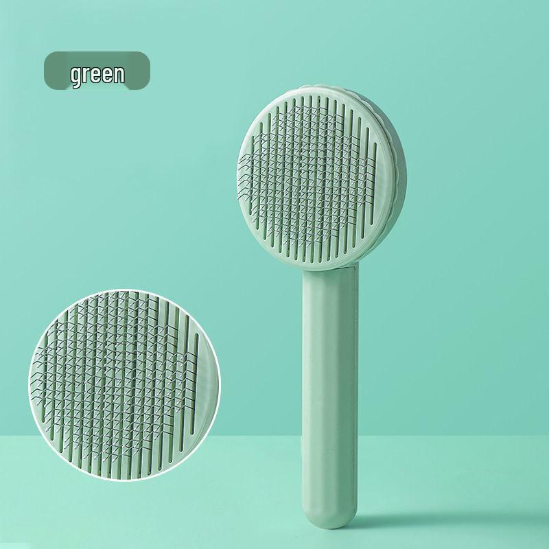 Pet Hair Removal Comb for Cats & Dogs - Detangling Brush for Teddy & Bichon Frise