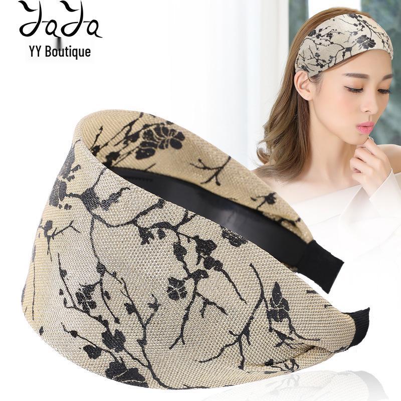 

Korean Wide-Brim Hairband & Clip Set for Women