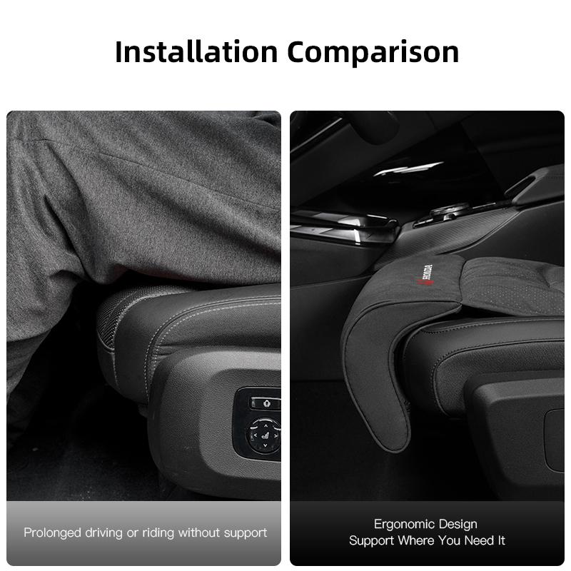 New Car Leg Support Pad Seat Cushion Anti-slip Accessories For Honda Odyssey Vezel CRZ 5th City Pilot B-series D-series H-series