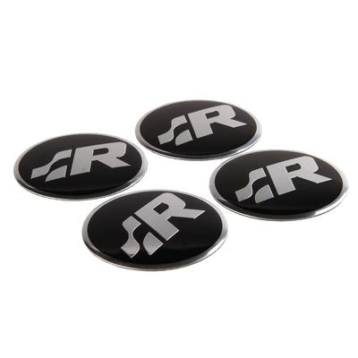 4 Stück 56 mm Auto-Nabenkappen-Aufkleber, Auto-Rad-Logo-Abzeichen, Dekoration, Auto-Rad-Aufkleber, Rad-Aufkleber