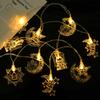1.5M 10LED Eid Mubarak Star Moon Led String Light Ramadan Kareem Decoration for Home 2025 Islamic Muslim Festival Party Supplies