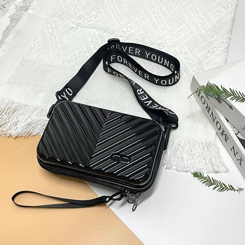 

Мини-сумка в форме чемодана Дорожная сумка Сумка-тоут Сумка через плечо Водонепроницаемая сумка Жесткий чехол Коробка Чемодан Кошелек Клатч A10