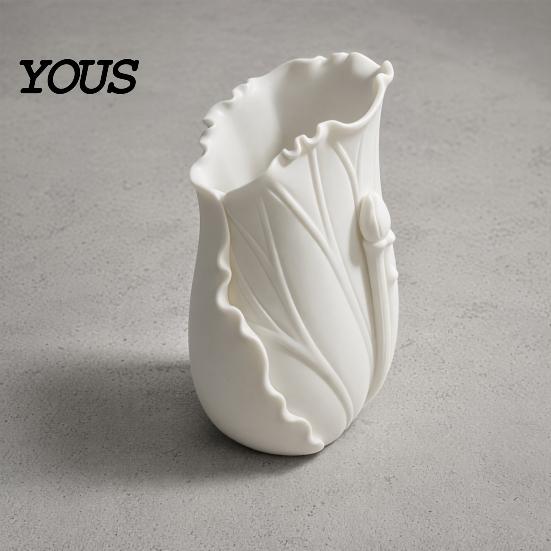 Office Supplies Holder Lotus Leaf Pen Holder, 3D Printed Bionic Desk Organizer, Cute Fresh And Natural Decor Stationery for Home Office, Nature