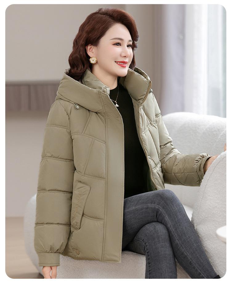 Women’s Short Detachable Hood Windproof Thicken Warm Winter Jacket