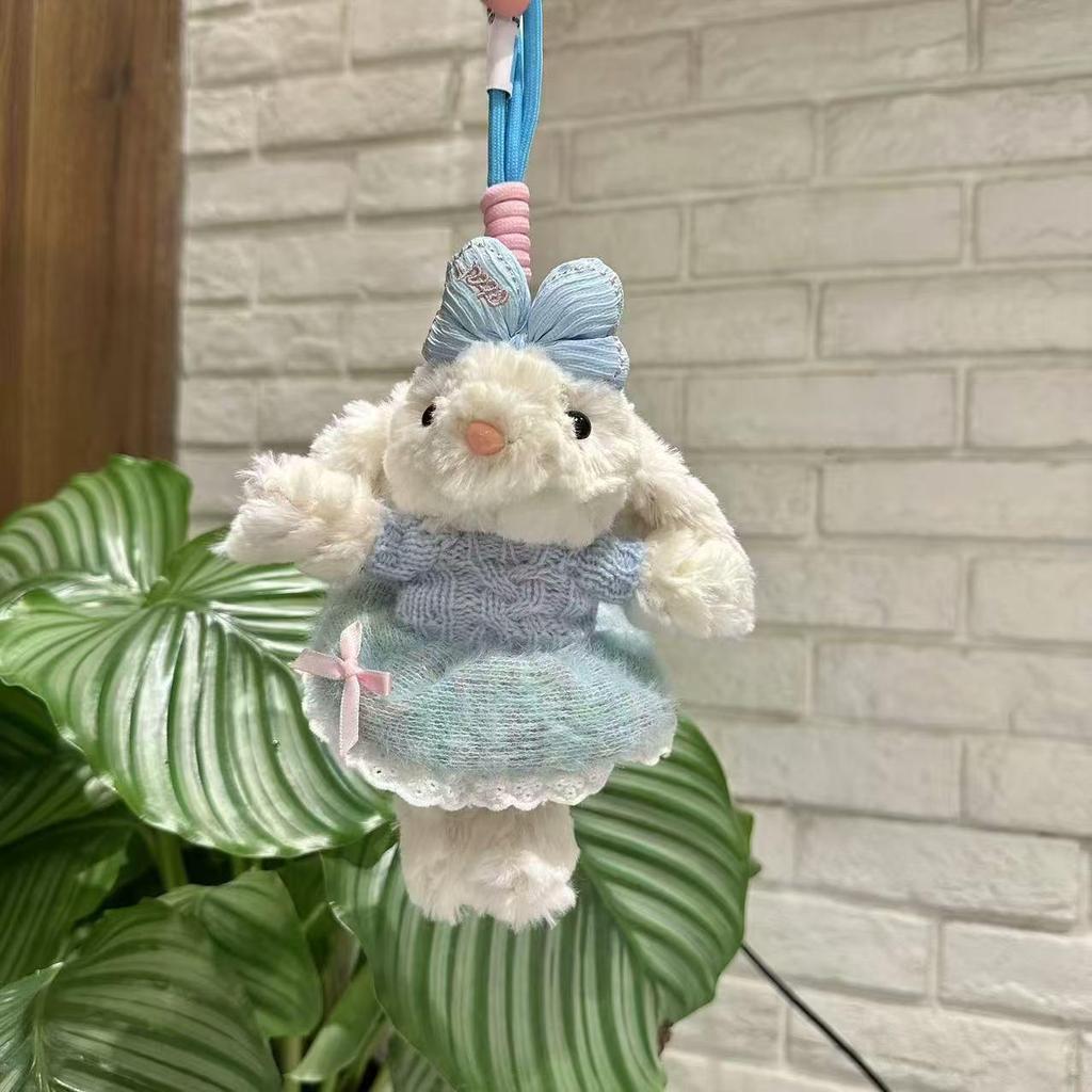Bonnie Bunny Plush Keychain: Cute Girl Doll Bag Charm & Bestie Birthday Gift