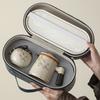 New Chinese Ru Kiln Personal Special Tea Cup Explosive Tea Separation Office Cup with Lid Retro Wooden Handle Tea Cup