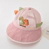 Breathable Children's Mesh Basebal Hat Large-Brim Baby  Duckbill Hat Kids Summer Sun Hat  Outdoor