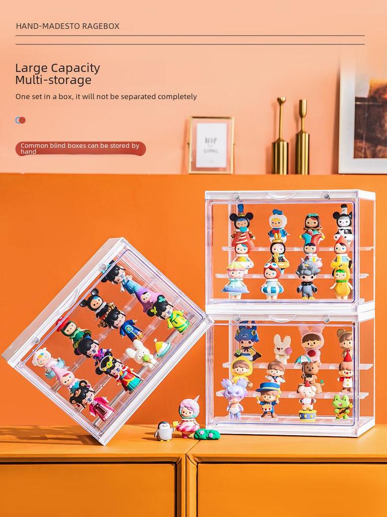 Xingyou Klarer Acryl-Aufsteller: Staubdichte & Wasserdichte Aufbewahrung für Blindboxen.