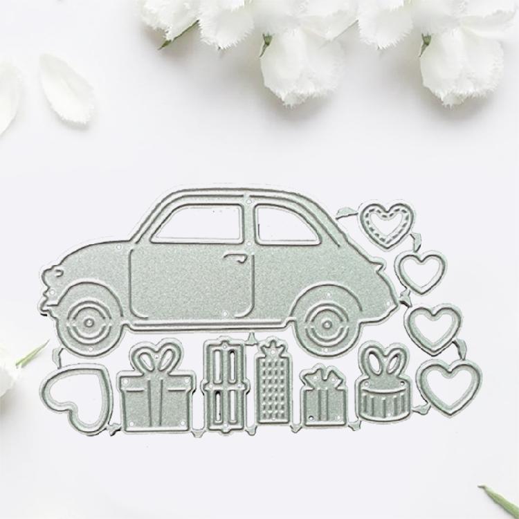 Car Cutting Dies Greeting Invitation Message Card Birthday Celebration Blessing