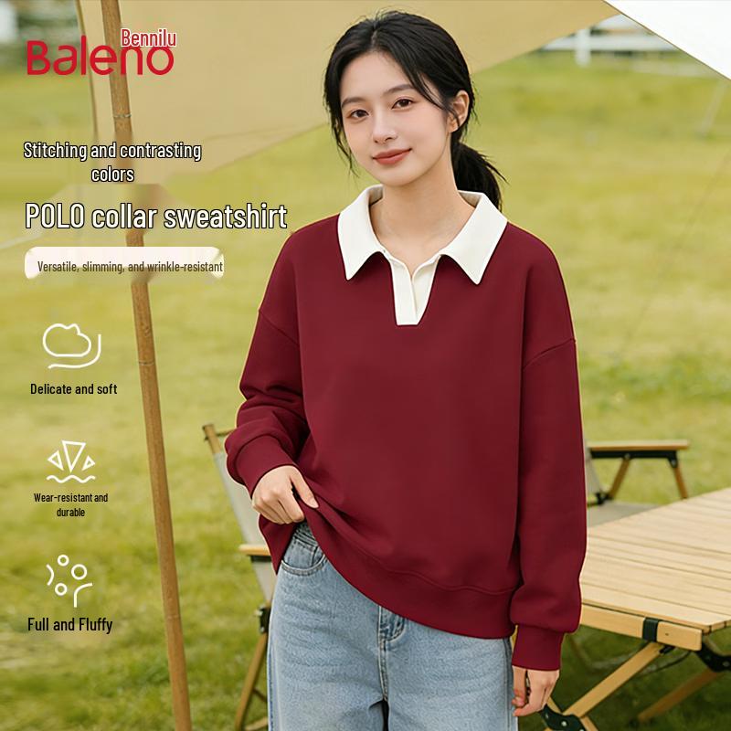 Baleno Women s Polo Collar Sweatshirt S