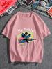 Russian Animation Nu Pogodi Fun Pattern Fashion Printed Tshirt Unisex Casual Streetwear Springsummer Cotton Unisexs Tshirt