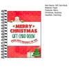 Christmas Gift Card Book DIY Spiral-Bound Merry Christmas College Survival Kit Greeting Card Holder