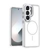 Dual Color Magnetic TPU+Acrylic Phone Case For Samsung Galaxy S26+ 5G, Anti-Yellow Shockproof Transparent Protective Cover