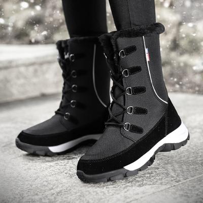 Women Winter Shoes Women Waterproof Snow Boots Fleece-lined Platform Comfortable Keep Warm Ankle Boots with Thick Women Boots