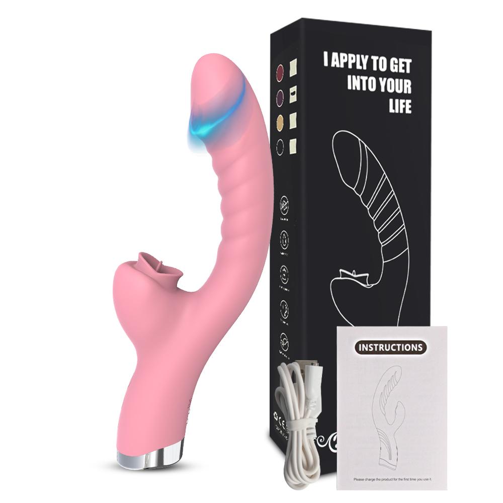 Anal Plug Vibrator Stimulate Anus Buttplug Adult Women Sex Toy Oral Licking Clitoral Stimulate Tongue Vibrator SexVagina Massage