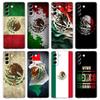 Phone Case For Samsung Galaxy S24 Ultra S23 FE S22 S20 S21 5G S10 S9 Plus S10E S8 Soft Silicone Clear Mexico Flag Cover