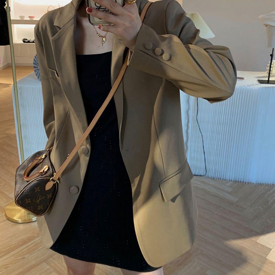 Women's 2024 Autumn Slimming Mid-Length Casual Suit Jacket