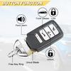 Key Fob Replacement for 2013 2014 2015 Honda Accord/ 14-15 Civic Car Keyless Entry Remote Control, ACJ932HK1210A, 4 Buttons