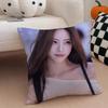 actor youthful SShin Yuna Cushion Cover Throw Pillow Cover Hidden Button Durable Polyester Chair Cushion