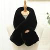New Mao Mao collar scarf winter women's warm imitation Rex rabbit plush scarf neck protection cute neck cover
