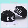 King Queen Embroidered Baseball Cap With Sun Protection For Outdoor Sports