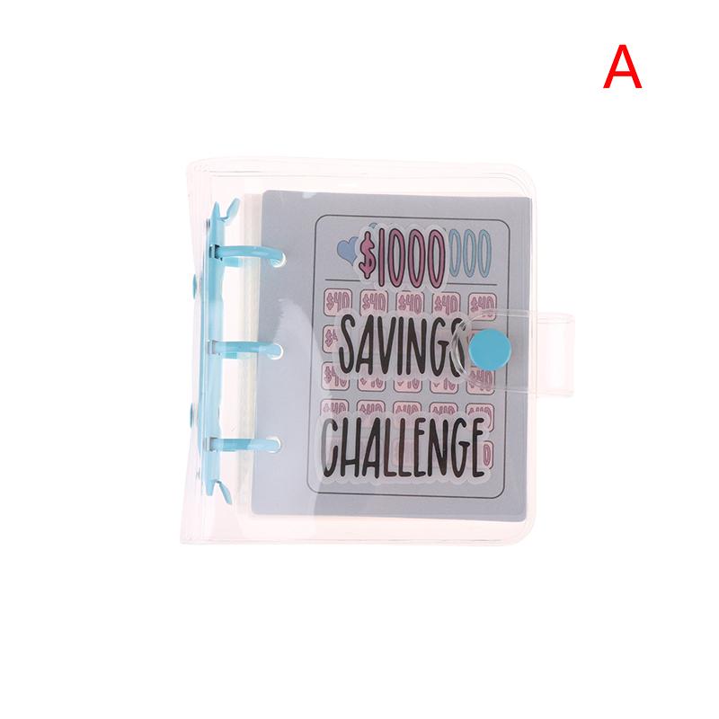 Money Savings Challenge Binder Vanntett Pvc Savings Challenges Bookmini Budget Binder Notebook Cash Saving