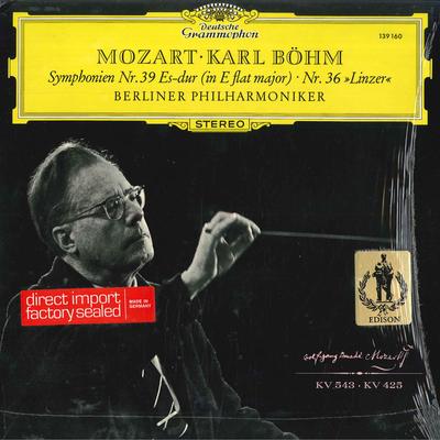 Disco de vinilo KARL BOHM BERLINER PHILHARMONIKER Sinfonías de Mozart N.º. 39 Esdur   139160 DEUTSCHE GRAMM 1966 Alemania Clásico Usado