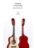 30-Inch Classical Guitar, All Linden Wood, Gloss Finish, Rounded Corners
