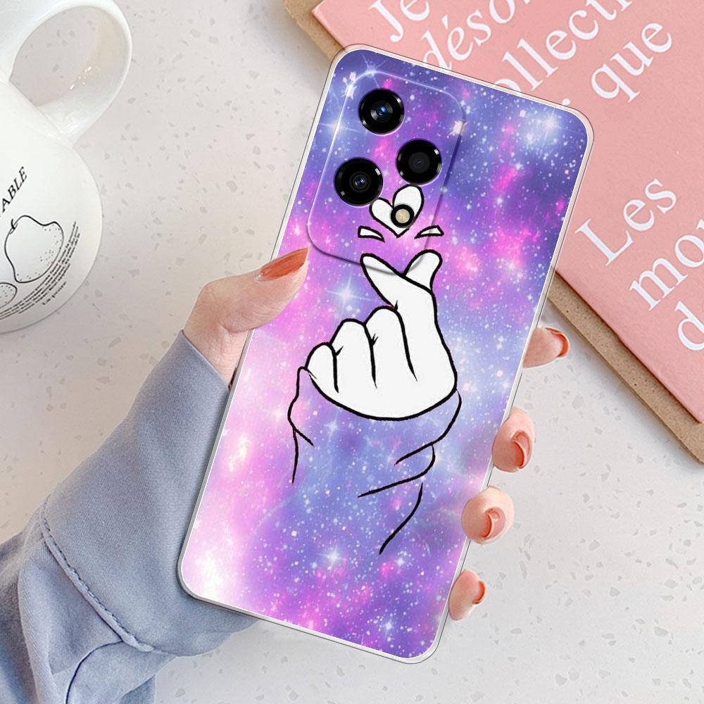 For Honor 200 Lite Case For Honor200Lite Cover Shockproof Clear Soft Silicone Phone Case on Huawei Honor 200 Lite Fashion Funda