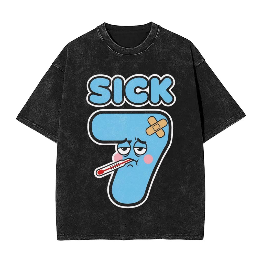 Six Seven Ice Cream Drip Baseball 67 Funny Meme T Shirt Beach Streetwear T Shirts Cotton Hippie Tee Shirt For Men Loose Top Tees
