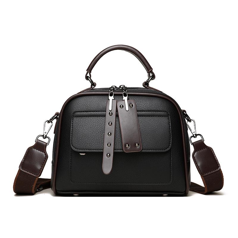 

Fashionable Multi-Layer Women s Handbag: Versatile Crossbody with Unique Design чёрный