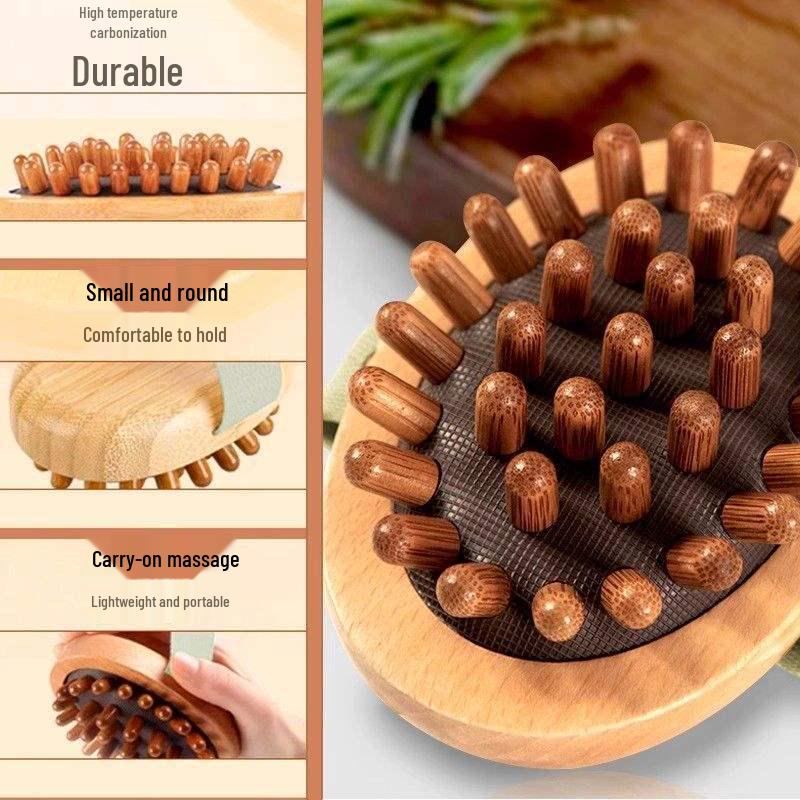 Meridian Massage Belt: Acupoint Brush for Muscle Relief, Fatigue Reduction, Leg Slimming, Stomach & Waist Toning.