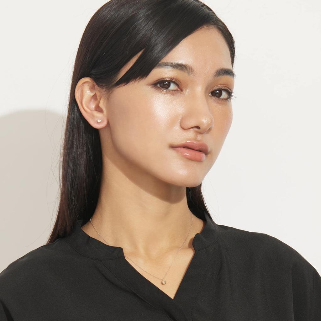 Lala Christie Necklace with Natural Champagne SI pt900 Women's Diamonds, Color, Grade, 0.5ct, 6-Prong, Platinum, lp56-0017-pt