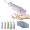Folding Sun UV Cute Small Folding Suitable for Sunny and Rainy Complete Sun Perfect for Adults and Convenient To Comes with Storage Pouch Umbrella,