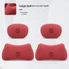 Cuscino Poggiatesta e Lombare Universale Zeekr 7X - Comfort per Tutte le Stagioni per Lunghi Viaggi - Accessorio Rosso per Supporto Collo e Schiena