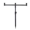 2 Section Fishing Bank Stick Aluminum Alloy Fishing Rod Support Fishing Pole Ground Holder