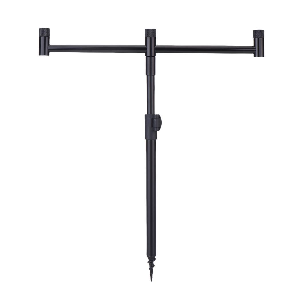2 Section Fishing Bank Stick Aluminum Alloy Fishing Rod Support Fishing Pole Ground Holder