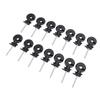 50 Pcs Electric Fence Insulator Screw In Fence Ring M5 Thread Wood Post Self Tapping Insulator for Animal Husbandry