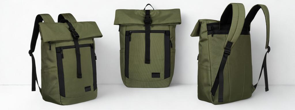 PTN RIO-9107 GREEN city backpack