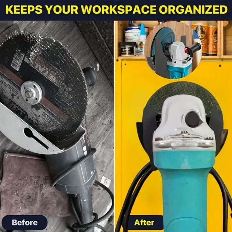 Winkel grinder Halter Haken aus Kohlenstoffstahl für Werkstatt und Heimgebrauch Entwickelt, um Platz zu sparen und Werkzeugständer zu organisieren