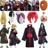Cosplay di Uzumaki Akatsuki per ragazzi e ragazze, giacca, pantaloni, fascia, parrucca, accessori, uniforme per bambini, kunai, costume di Halloween.