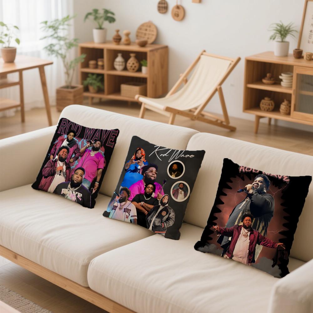 RAP Rod W-Wave Cushion Cover Comfortable Reversible Pillow Cover Ideal for Car Sofa Bedroom & Beyond
