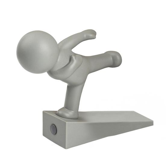 Cartoon Man Door Stopper Wedge Wall Protector Anti-slip Windproof No Drilling Anti-collision Carpet Tile Concrete Wooden Floor Doorstop