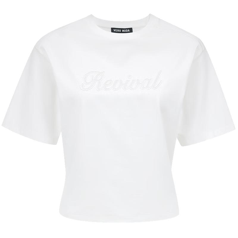 

VERO MODA Women s Letter Graphic Round Neck T-Shirt XS
